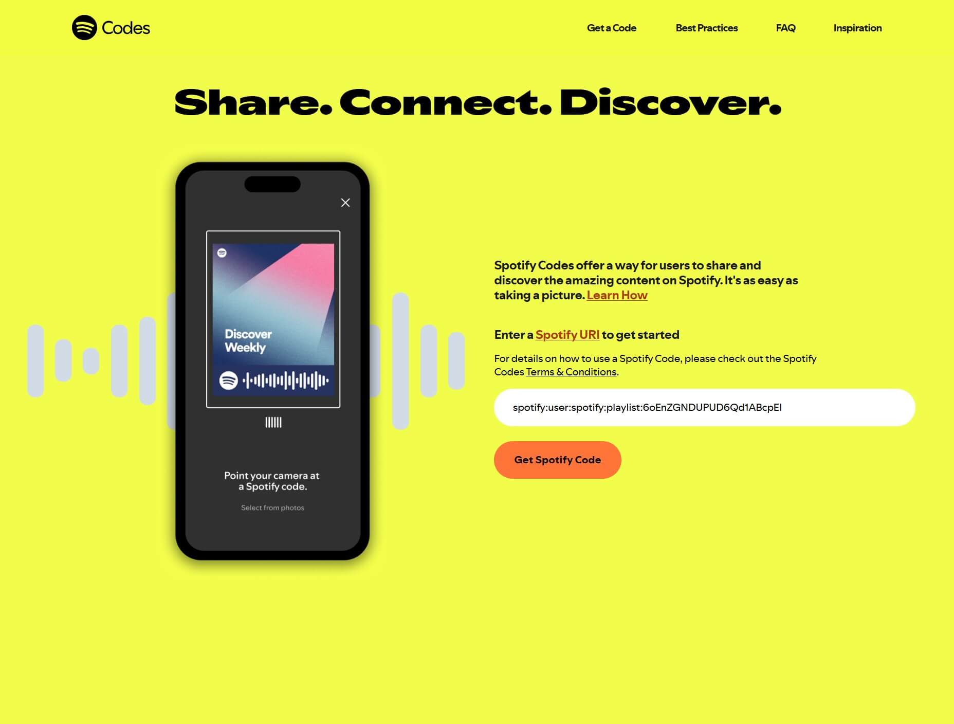 spotify codes website