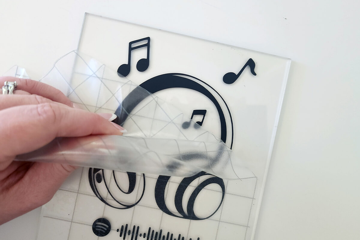 remove transfer tape