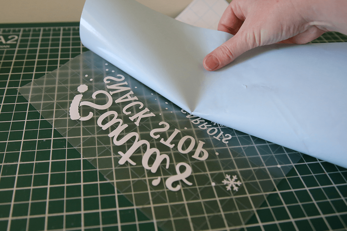 flip and peel off backing sheet