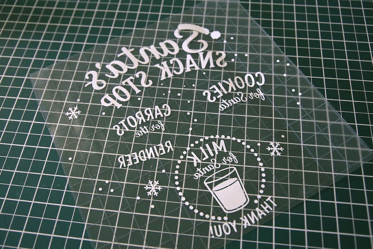 design on tranfer tape