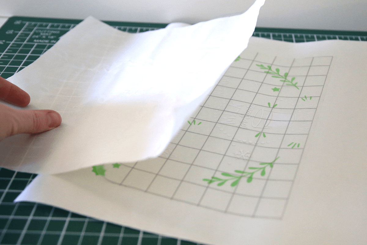 peel off backing sheet