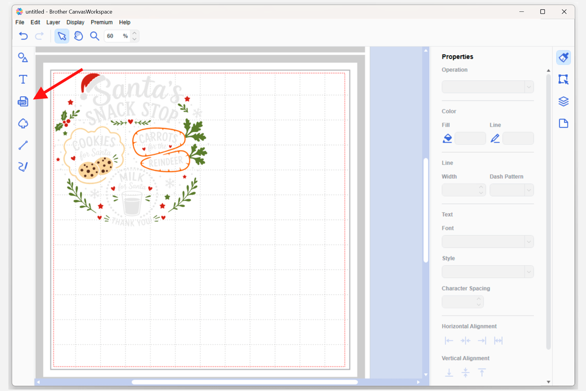 open CanvasWorkspace