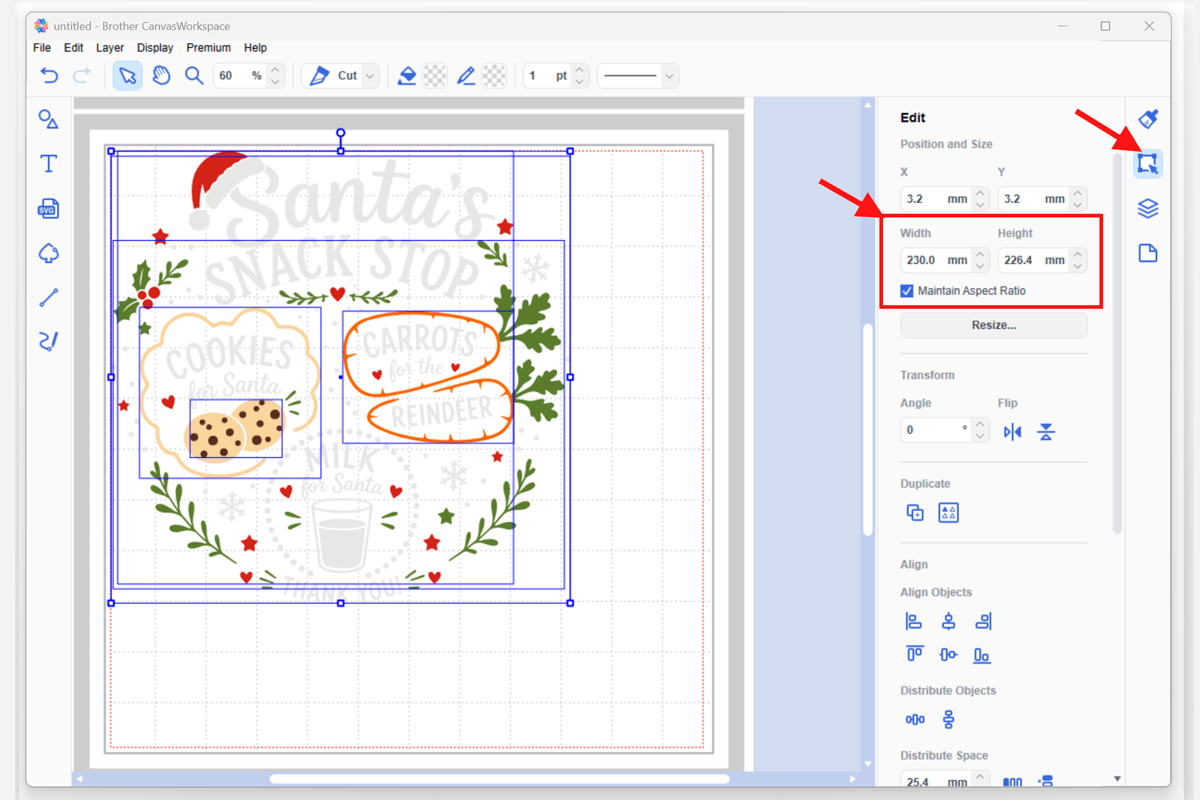 Resize design