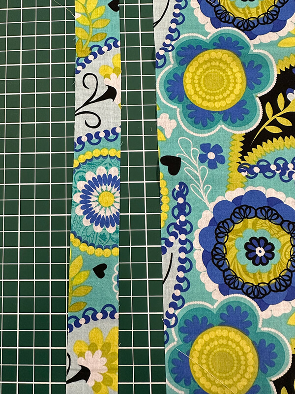 6 lengths of bias tape