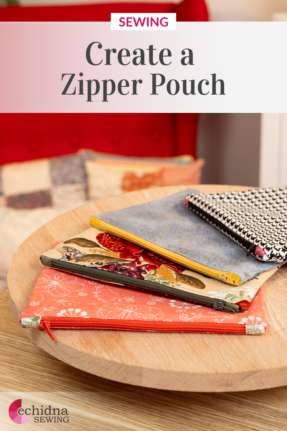 Zipper Pouch Project Pinterest
