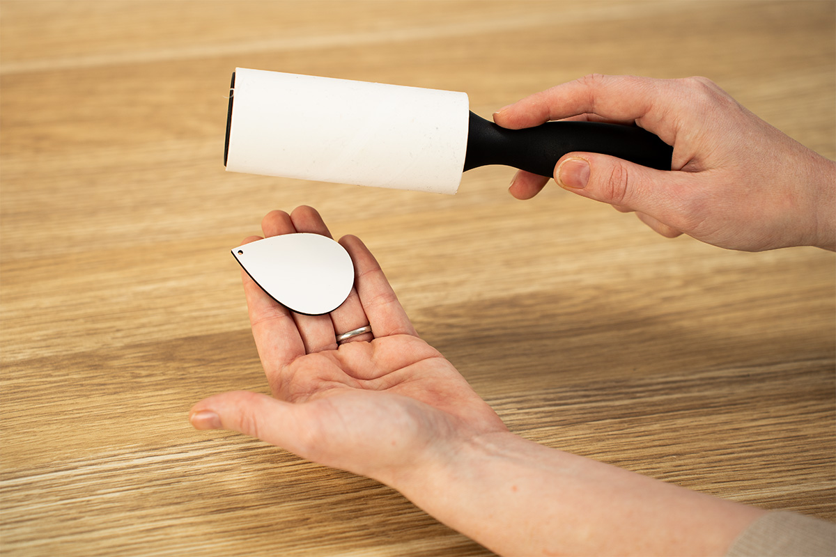 Lint roll blank