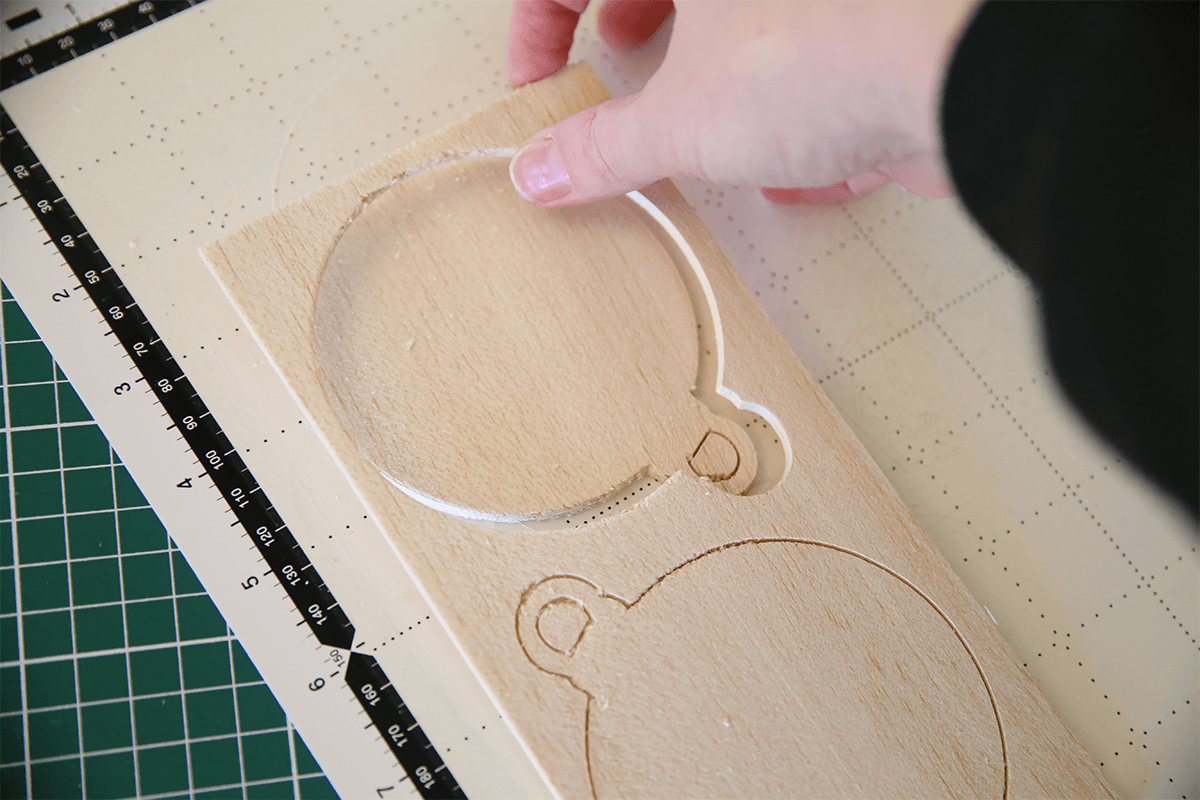 remove balsa wood outer