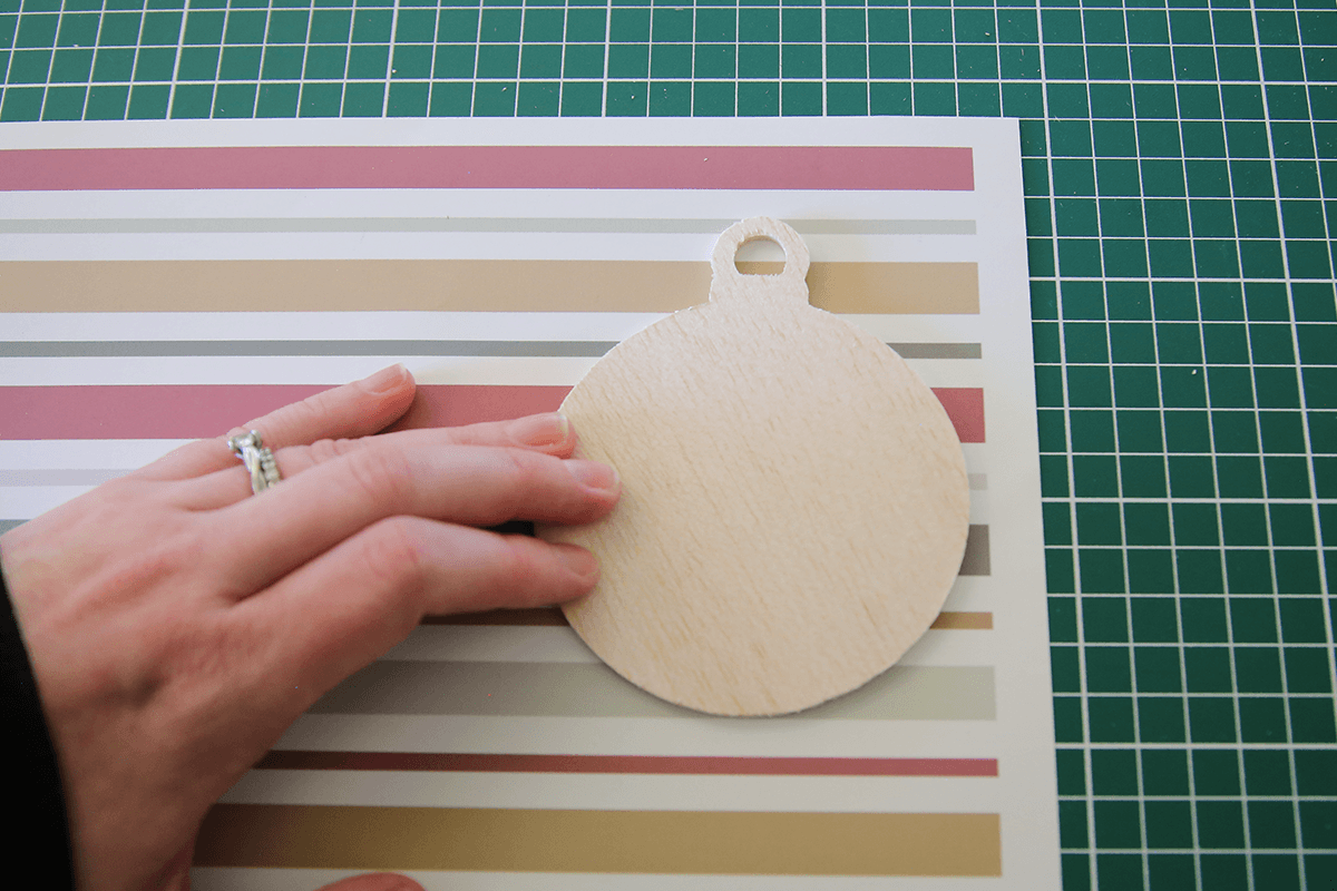 place balsa wood on dyesub paper