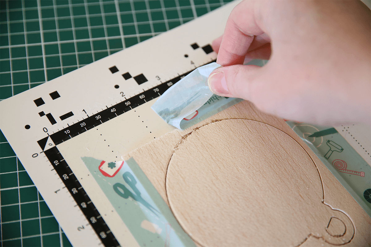 remove tape from mat