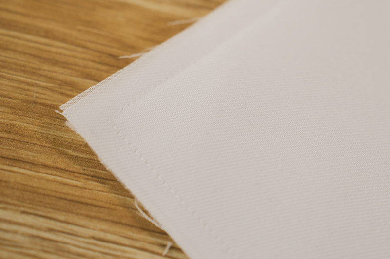 stitch around perimeter