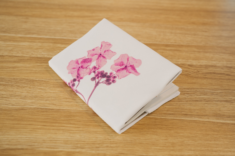 dye-sub sewn book cover