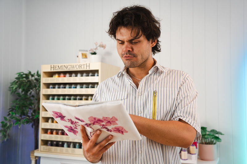 dye-sub sewn book cover