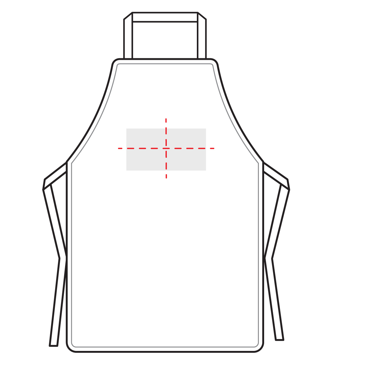Apron Embroidery Placement
