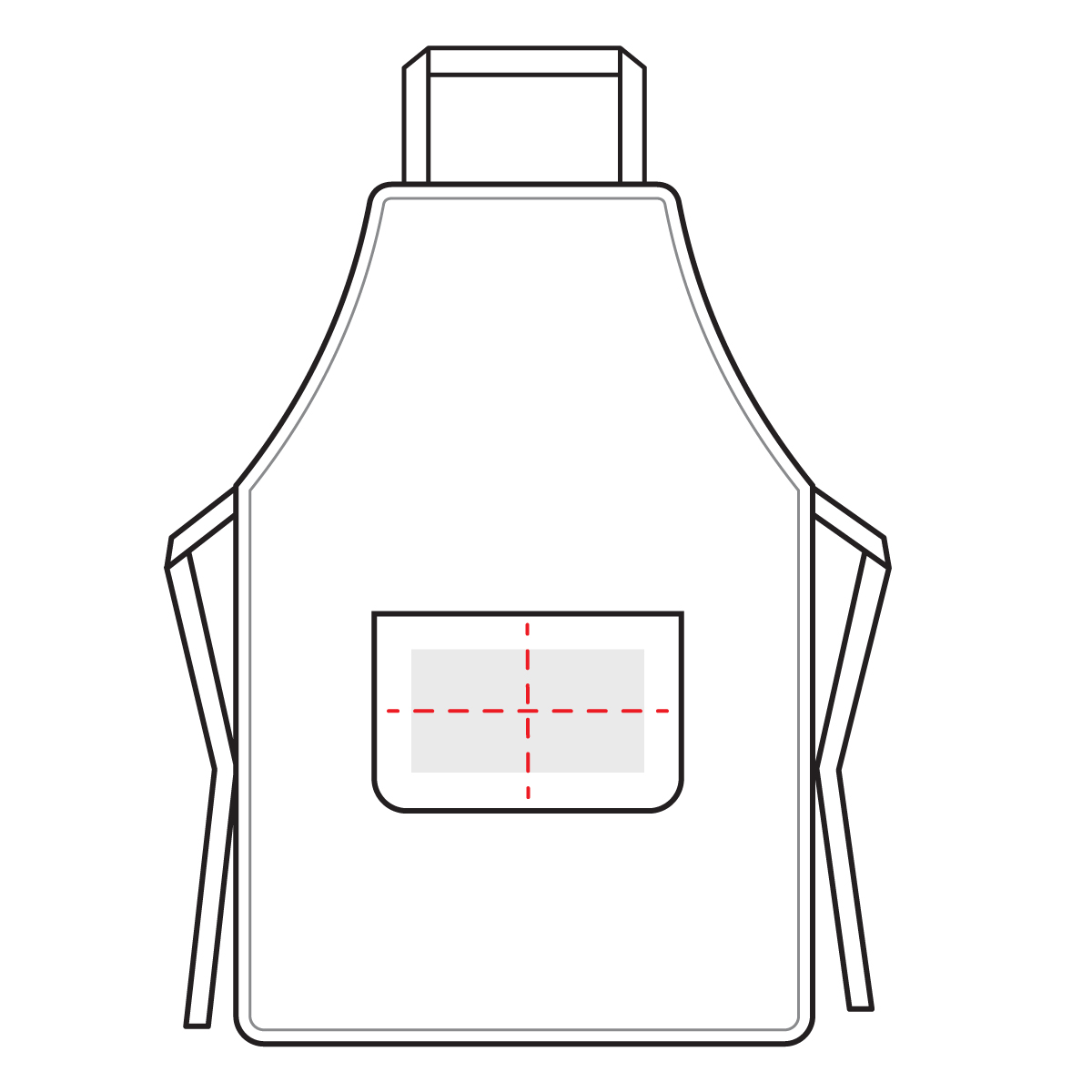 Apron Embroidery Placement
