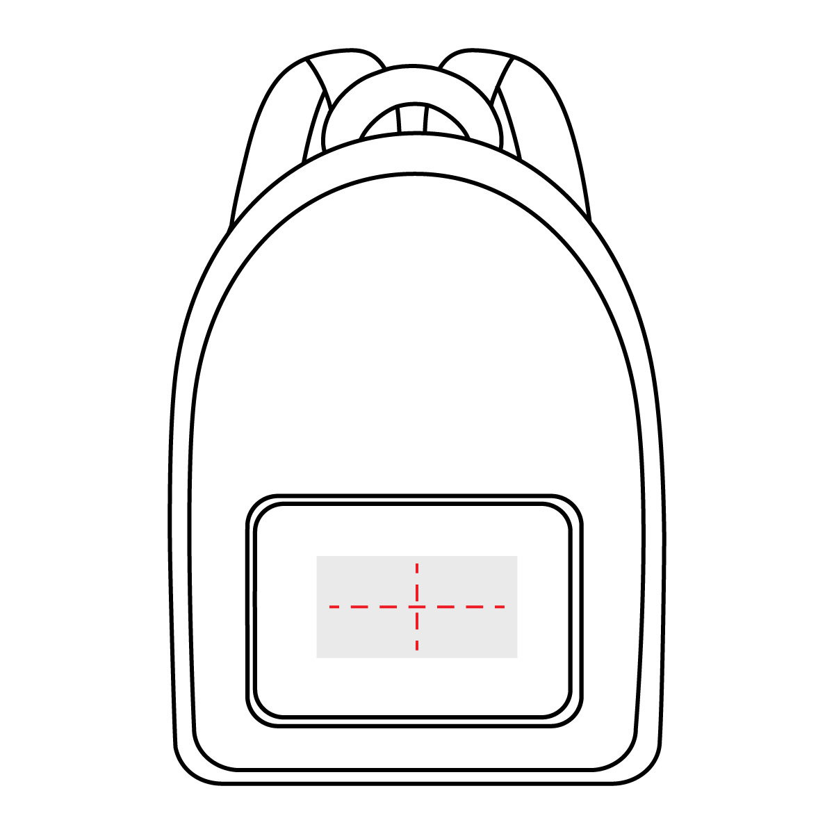 Backpack Pocket Embroidery Placement