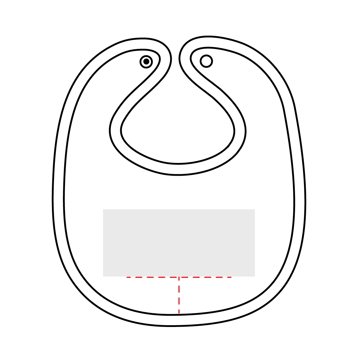 Bib Embroidery Placement