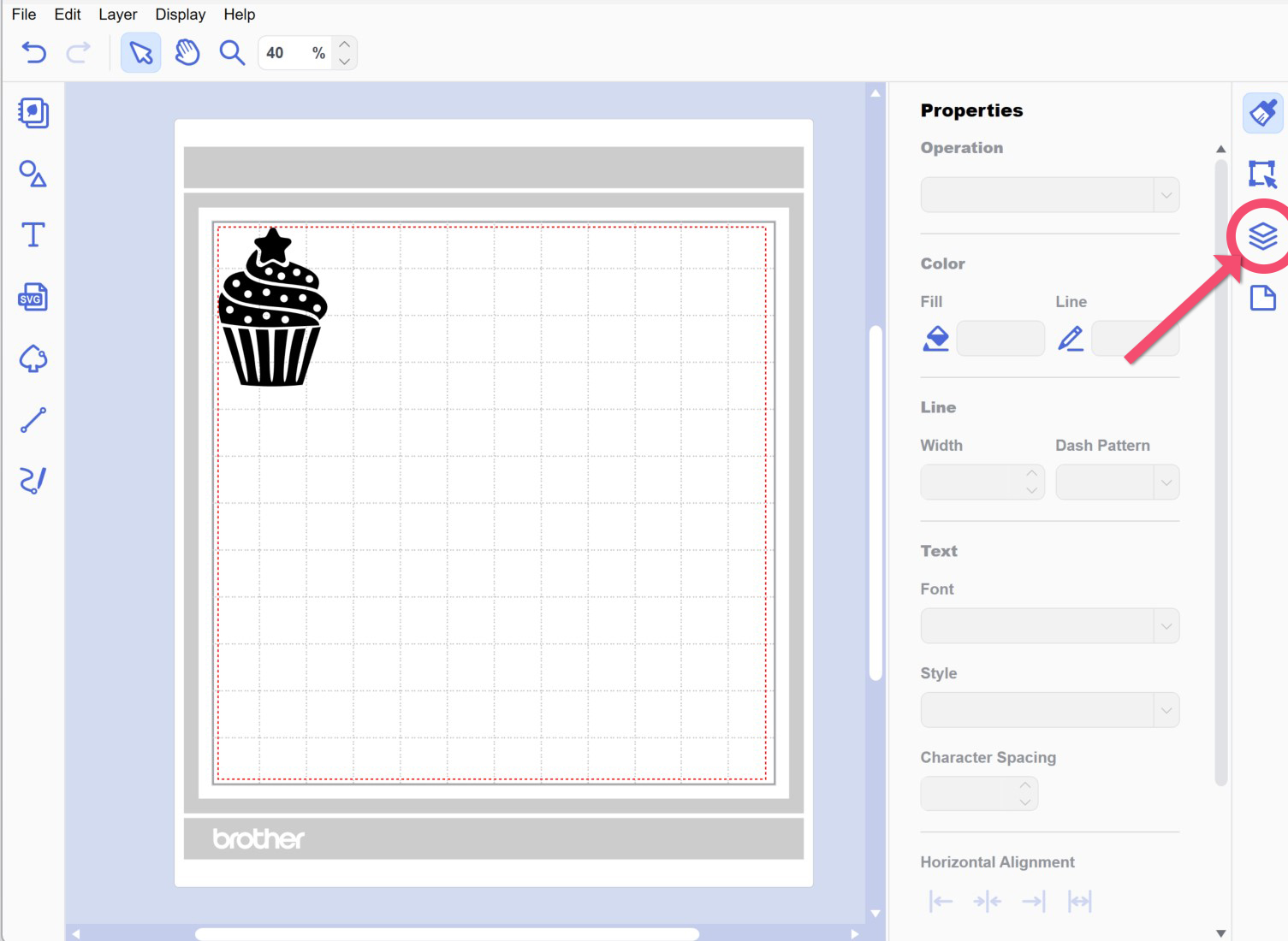 CanvasWorkspace SVG Layers Icon