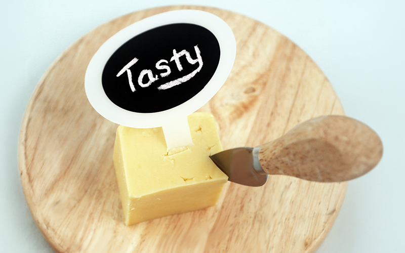 Milk Bottle Cheese Markers