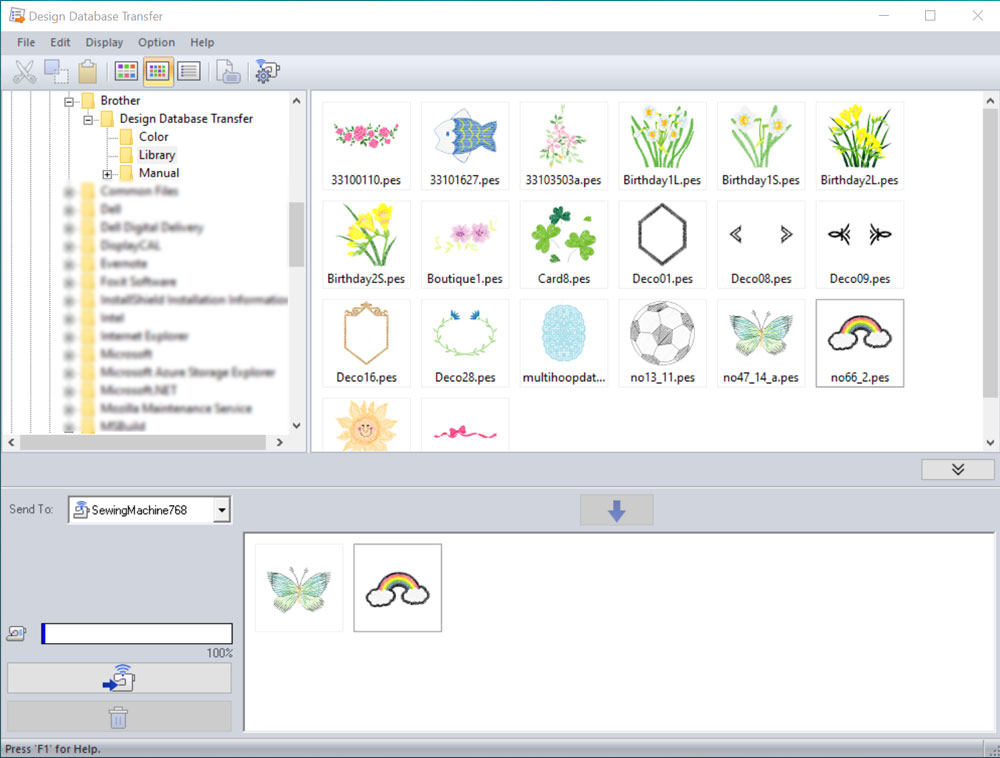 Brother Design Database Transfer
