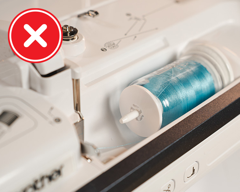 machine thread cap