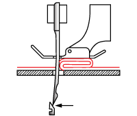 Nickel plated needle with too much flexability.