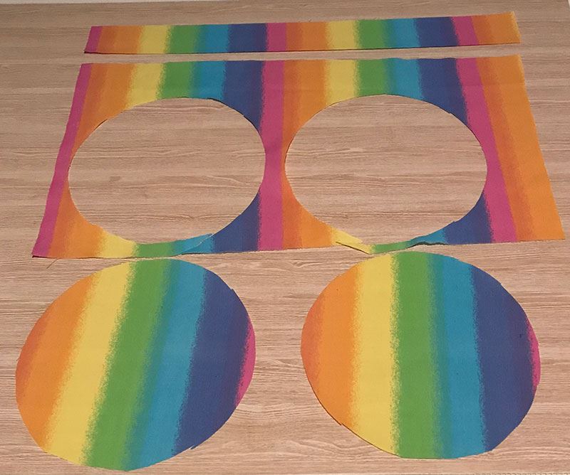 2 circles cut