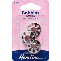 7 Hole Metal Bobbin for Bernina (most models) - 3 pack