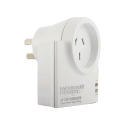 Monster Single Outlet Surge Cube - White Goods & Small Appliances