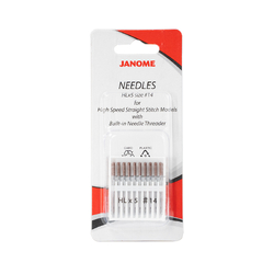 Janome HL x 5 Needles Size 90/14 - 10 Pack