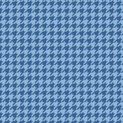 Blue Tonal Houndstooth - Kimberbell Basics Fat Quarter