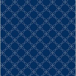 Navy Lattice - Kimberbell Basics Fat Quarter