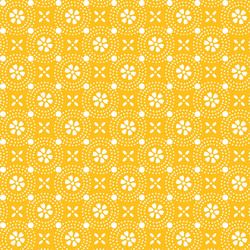 Yellow Dotted Circles - Kimberbell Basics Fat Quarter