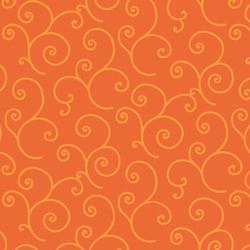 Orange Tonal Scroll - Kimberbell Basics Fat Quarter