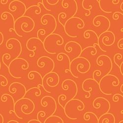 Orange Tonal Scroll - Kimberbell Basics Fat Quarter