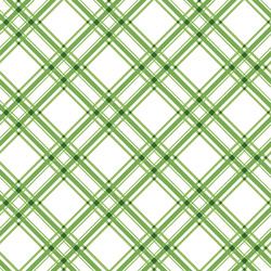 Green Diagonal Plaid - Kimberbell Basics Fat Quarter