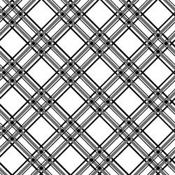 Black Diagonal Plaid - Kimberbell Basics Fat Quarter