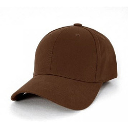 Brown Heavy Brushed Cotton Cap