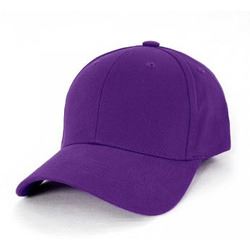 Purple Heavy Brushed Cotton Cap