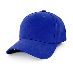 Royal Blue Heavy Brushed Cotton Cap