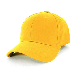 Yellow Heavy Brushed Cotton Cap