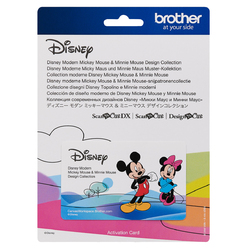 Brother Disney Modern Mickey Mouse & Minnie Mouse Design Collection for ScanNCut