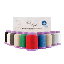 Softlight CoreSpun Poly/Cotton Sewing Thread Box Set - Set of 10