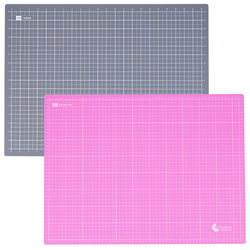 A2 Pink and Grey Double-Sided Self-Healing Cutting Mat