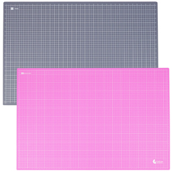 A1 Pink and Grey Double-Sided Self-Healing Cutting Mat