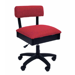 Horn Gaslift Chair - Red Rose