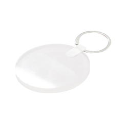 Round Acrylic Sublimation Keyring Blank
