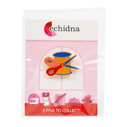 Scissors and Thread Echidna Collectible Pin