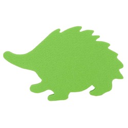 Echidna Felt Coaster - Green