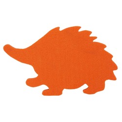 Echidna Felt Coaster - Orange