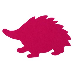 Echidna Felt Coaster - Pink